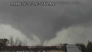 LARGE TEXAS Tornado March 28 2007 [upl. by Atidnan]