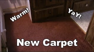 Installing Bedroom Carpet [upl. by Gaylord]