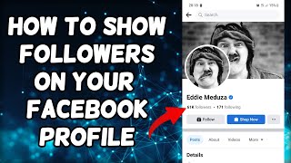 How To Show Your Followers On Your Facebook Profile [upl. by Aicela]