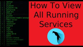 How To View All Services Running amp Stopped  Linux [upl. by Xonnel]