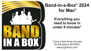 BandinaBox® 2024 for Mac®  Everything you need to know in under 8 minutes [upl. by Massimiliano]