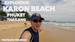 A Tour Of Karon Beach In Phuket Thailand 🇹🇭 [upl. by Ruthann921]