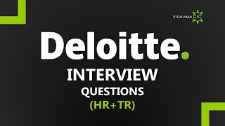 Deloitte Interview Questions  HR and TR Interview Questions [upl. by Landel558]