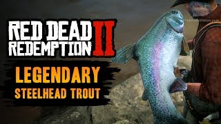 Red Dead Redemption 2 Legendary Fish  Legendary Steelhead Trout [upl. by Bilak]