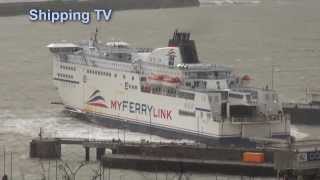 Rough day at Dover Force 7 31st December 2013 part 1 [upl. by Rahab]