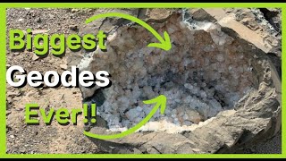 Are These The LARGEST Zeolite Crystal Geodes Ever  💎  Crystal Hunting in India [upl. by Nirtiak]