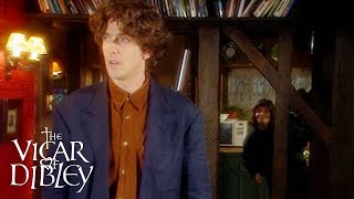 PETER CAPALDI As the Dreamy Tristan Campbell  The Vicar of Dibley  BBC Comedy Greats [upl. by Ruthann]