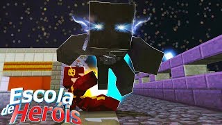 Minecraft A BATALHA FINAL  FLASH VS ZOOM 111  ESCOLA DE HEROIS [upl. by Garling39]