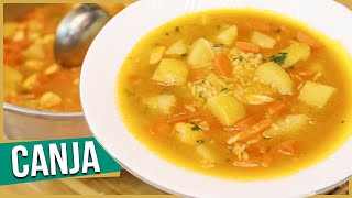 RECEITA DE SOPA PARA OS DIAS DE FRIO 🥶🥶I A MELHOR CANJA DE GALINHA I Receitas de Pai [upl. by Soane]