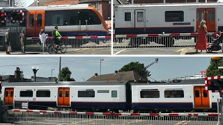 Changing Trains And Buses At Highams Park Level Crossing [upl. by Angelika21]