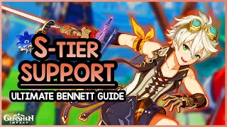 ULTIMATE BENNETT GUIDE • How To Build Bennett  Artifacts Weapons Teams Showcase  Genshin Impact [upl. by Genisia]