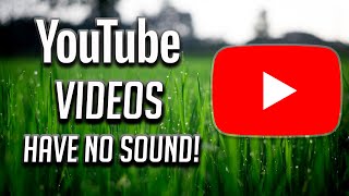 No Sound With YouTube FIX 2024 [upl. by Anita]