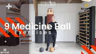 9 Medicine Ball Exercises [upl. by Radec]