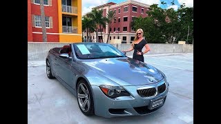 2007 BMW M6 Convertible ReviewTest Drive wMaryAnn For Sale By AutoHaus of Naples [upl. by Cinnamon]