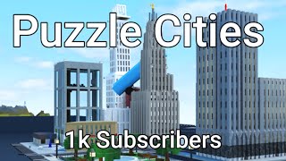 Puzzle Cities Tutorial  Plane Crazy 1k Sub Special [upl. by Cherin]