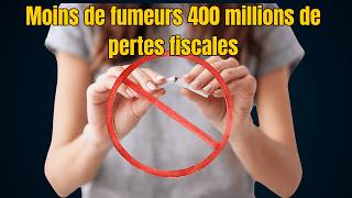 Tabac  le recul du nombre de fumeurs fait perdre 400 millions d’euros à l’Etat [upl. by Kcinnay305]