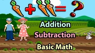 Basic Math For Kids Addition and Subtraction Science games Preschool and Kindergarten Activities [upl. by Attennod868]