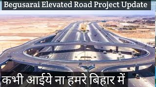 Begusarai Elevated Road Project Update NH31 Transrail Lighting LimitedNHAI highwaynhai [upl. by Vaughan]