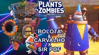 BOLOTA e CARVALHO Contra SIR POF Plants vs Zombies BATTLE for NEIGHBORVILLE [upl. by Hartfield]