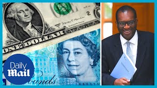 Nearly less than the dollar British Pound falls to alltime low Kwasi Kwartengs minibudget [upl. by Auqenwahs527]