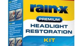 Defogging Headlights with RainX Restoration Kit [upl. by Eikcim]