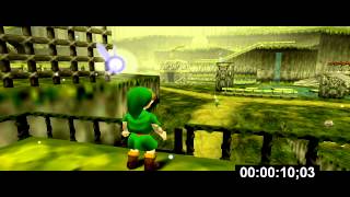 The Legend of Zelda OOT  How to skip Deku tree and exit Kokiri Forest  Glitch [upl. by Nataline]