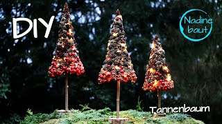 Weihnachtsdeko selber machen  Tannenbaum basteln  DIY Weihnachtsbaum [upl. by Arriat]