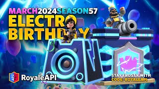 Clash Royale 8th Birthday  March 4 2024  Season 57 [upl. by Teplica]