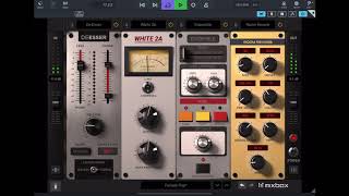 IKmultimedia MixBox CS Vocal presets test in Cubasis 3 iPad Pro 11 2018 [upl. by Anastasius259]