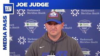 Joe Judge on Expectations for 2021 Training Camp  New York Giants [upl. by Eenafit200]