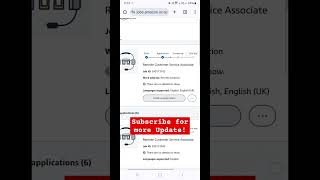 How to know Amazon vcs application status  VCS application status shorts amazonvcs amazonjobs [upl. by Trula]