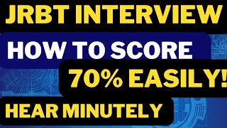 JRBT Interview 2022  How to Score Maximum in JRBT Interview tripurajournal  jrbt tpsc [upl. by Adneram254]