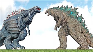 LEGENDARY TITANUS GODZILLA VS SAIRASU GOJIRA GODZILLA ULTIMA ARK SURVIVAL EVOLVED BATTLE [upl. by Doelling143]