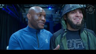 Anatomy of UFC 272 Episode 3  Team Khabib amp Kamaru Usman meet at UFC 272 Ceremonial Weighins [upl. by Aihsoem]