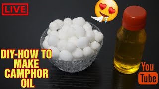 HOW TO MAKE CAMPHOR OIL AT HOME FOR THE SKIN AND HAIR✌️✌️✌️🇳🇬 [upl. by Ram4]