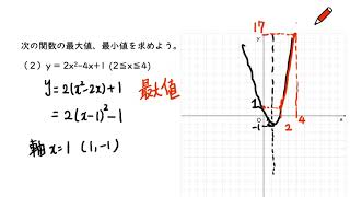 ２次関数の定義域と最大・最小：問題 [upl. by Cirtap]