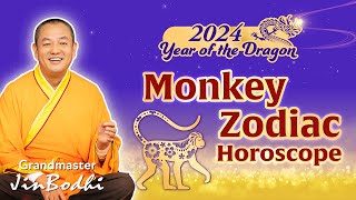 2024 Dragon Year Fortune for 12 Chinese Zodiac Signs  Monkey [upl. by Dorolice]