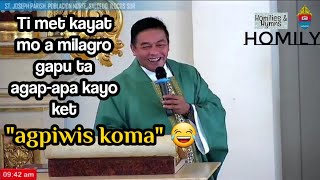 Its a matter of sharing  SUNDAY ILOCANO HOMILY  Fr Rufo Abaya [upl. by Felizio]