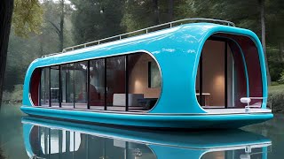 AMAZING HOUSEBOAT THAT WILL BLOW YOUR MIND [upl. by Naeroled]