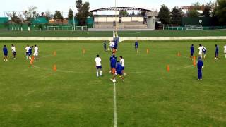 Blazing FootballSoccer Speed Clock Reaction Drill [upl. by Akinat]