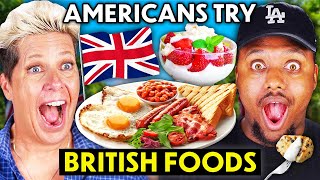 Americans Try Iconic British Food For The First Time [upl. by Lled]