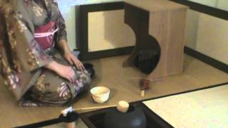 Japanese tea ceremony  Usucha with ro and houseidana [upl. by Piselli]