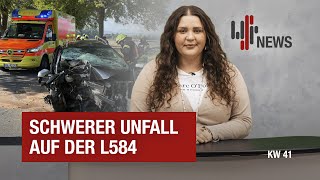 Schwerer Unfall auf der L584 zwischen Bevern und Allersheim  wsrNEWS KW 41 [upl. by Hyacinth]