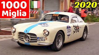 1000 Miglia 2020 Highlights  Day 2 Gambettola FC  Alfa 6C 1750 Zagato Mercedes 300 SL amp More [upl. by Logan]