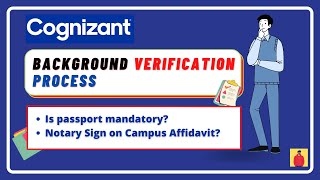 Background Verification Process in Cognizant  BGV PreJoining Formalities Documents Required [upl. by Vaios674]