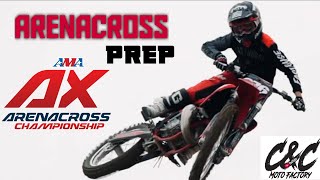 Training for the 2023 AMA Kicker Arenacross series [upl. by Cirek]