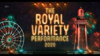 New The Royal Variety Performance 2020 Full Introduction Titles [upl. by Eladnar]