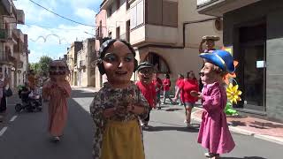 TROBADA DE GEGANTS FESTES QUINQUENNALS DULLDECONA 2024 [upl. by Hareenum]