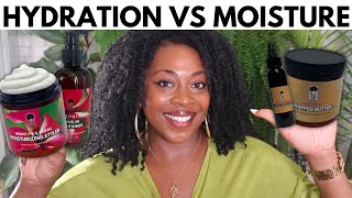 Hydration vs Moisture Why Your Natural Hair Is Always Dry and Not Growing [upl. by Benedikta]