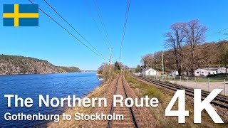 4K CABVIEW The Northern Route Gothenburg to Stockholm via Västerås [upl. by Bay383]